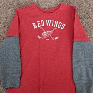 Youth Detroit Red Wings ls top (Sz 5T)